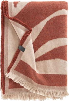 SCHÖNER WOHNEN-Kollektion Tagesdecke VIEW Wohndecke, 130 x 170 cm in Orange