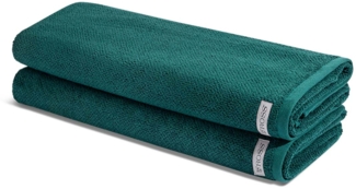 Ross Selection 2 tlg. Frottier-Set - 2 X Saunatuch (80 X 200cm) - 540 g/m2 - Moosgrün
