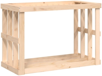 vidaXL Outdoor-Kaminholzregal 108x52x74 cm Massivholz Kiefer 822631
