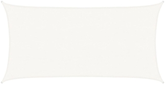vidaXL Sonnensegel 160 g/m² Weiß 2,5x5 m HDPE 311236
