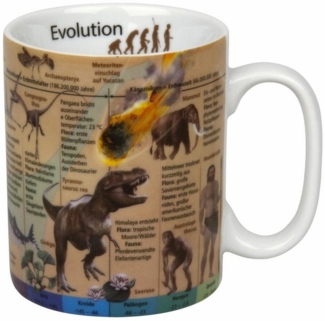 Könitz Evolution German Becher, Kaffeebecher, Teetasse, Tasse, Porzellan, Bunt, 490 ml, 1113302223