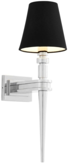 Casa Padrino Designer Luxus Wandleuchte 15 x 23,5 x H. 50 cm - Hotel Möbel