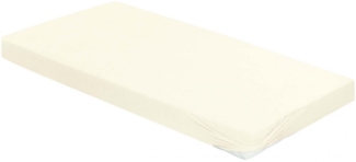 Irisette Vesuv Kuschel Jersey Spannbetttuch Bettlaken 90 x 190 cm - 100 x 200 cm 80 creme