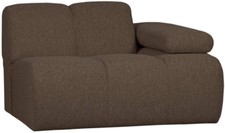 Modulsofa Mojo Boucle 1er Arm-Rechts, Braun