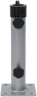 vidaXL Sonnenschirmständer für Ø38/48 mm Mast Silbern Stahl 4003374