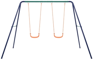 vidaXL 'Schaukelset mit 2 Sitzen', Stahl, ab 3 Jahren