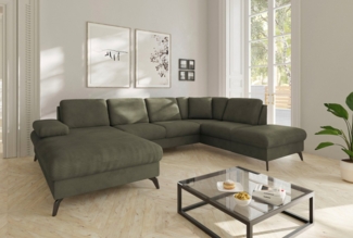 sit&more Wohnlandschaft Morris Jubi U-Form, B: 300 cm, mit Armteilfunktion & 1 Zierkissen, optional Bettfunktion