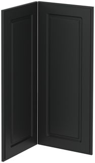 Küchenfront R-Line Anthrazit Landhaus 59.2 x 71.3 cm Möbelfront für den Eckunterschrank Vicco