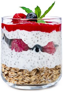 KONZEPT Dessertschale Dessertgläser Set aus Glas, große Gläser für Nachtisch, (12-tlg), glas, 220 ml