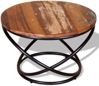 Couchtisch, Sofatisch Altholz Massiv 60x60x40 cm