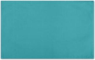 1 Stück Tischsets Platzset Tischuntersetzer Platzdeckchen Tischdeko Tischmatte Essensunterlage Maße 30x45 cm, Farbe: türkis - petrol