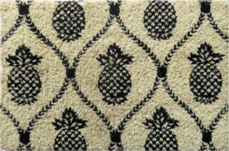 Entryways Handgewebte Kokos Fußmmatte 60cm x 40cm Hellbraun 91035