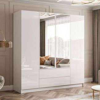 Lookway Kleiderschrank AUREL 4D2SZ mit Schubladen