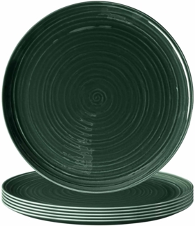 Seltmann Weiden Terra Pizzateller ø 31,5 cm moosgrün 6er Set