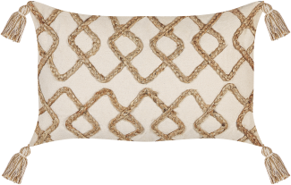 Dekokissen INCANA Bouclé 30 x 50 cm Geometrisches Muster Beige