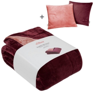 Wohndecke Doublesoft, Kuscheldecke, Deal, Kissen geschenkt!, s.Oliver, Kuscheldecke, mit GRATIS-Zugabe: 2x Kissenhülle, mit Reißverschluss