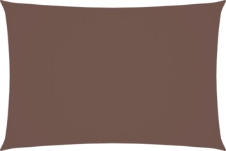 vidaXL Sonnensegel Oxford-Gewebe Rechteckig 2,5x4,5 m Braun 135813