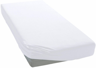 my home Spannbettlaken PHYSALIS, Jersey, Gummizug: rundum, (1 Stück), 100% Baumwolle, Matratzen bis 18 cm Höhe, Bettlaken, Spannbetttuch