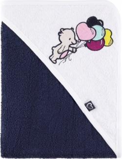 Be Mammy Handtücher Kapuzenhandtuch Babyhandtuch aus Baumwolle 100x100 cm BE20-240-BBL, Frottee (1-St)
