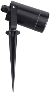 Heitronic Nr. 500951-HE Erdspießstrahler Burano schwarz GU10 IP44