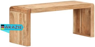 Sitzbank NIKI 110 x 38 x 46 cm Massivholz Akazie | Küchenbank Esszimmerbank Flurbank ohne Rückenlehne