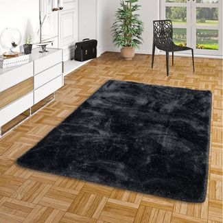 Snapstyle Hochflor-Teppich Hochflor Shaggy Teppich Luxus Feeling Mix, Rechteckig, Höhe: 48 mm