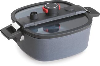WOLL MADE IN GERMANY Dampfgartopf Active-Lite, Aluminiumguss (1-tlg, Made in Germany), Dampfkochtopf, incl. Active-Lite Deckel, Induktion, 5,5 Liter