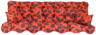 Kühnemuth Auflagekissen Auflagen Set für Hollywoodschaukeln Sitzkissen 180x50 cm Design 200