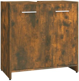vidaXL Badschrank Räuchereiche 60x33x60 cm Holzwerkstoff 815525