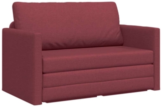 vidaXL Sofa Bett Weinrot 124 x 71 x 78 cm Stoff 4106694
