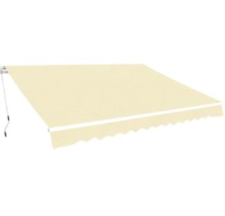 vidaXL Gelenkarmmarkise 600 cm Cremeweiß 276353