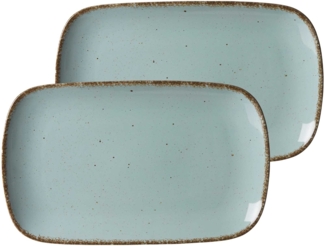 Ritzenhoff & Breker Casa Platte 33 x 20 cm 2er Set blau - DS