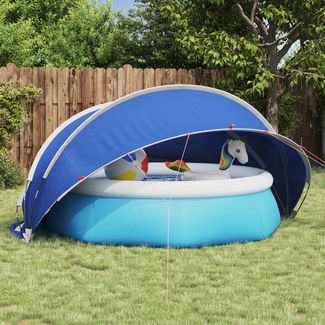 vidaXL Pool-Dome Grün 336 x 322 x 160 cm 42001101