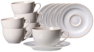 Ritzenhoff & Breker Laredo Kaffeetasse mit Untertasse 220 ml 6er Set