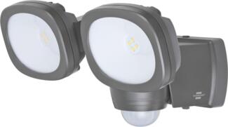 brennenstuhl Batterie LED Strahler LUFOS 420 mit Infrarot-Bewegungsmelder IP44 2x240lm