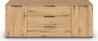 rauch Schubkastenkommode Flipp Kommode Sideboard Wäscheschrank, 2-türig mit 3 Schubladen und Soft-Close-Funktion