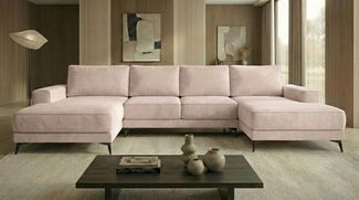 A&J MöbelLand GmbH Ecksofa VALTOR mit Schlaffunktion, Bonellfederkern und Bettkasten, TOP ANGEBOT!