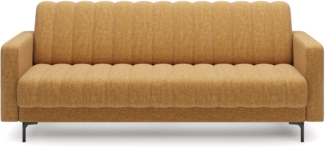 Eltap Roneyy Sofa (Manhattan 45) mit Schlaffunktion, Gelb, 89 x 86 x 212 cm
