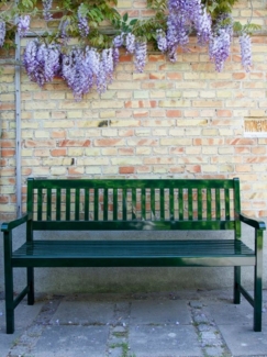 Cinas Sitzbank Brighton, Hochwertig, wetterbeständig, robust, Holz, dänisches Design