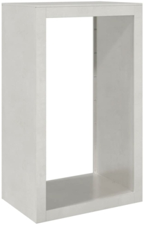 vidaXL Brennholzregal 60x40x100 cm Edelstahl 850993