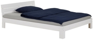 IDIMEX Massivholzbett THOMAS, Massivholzbett Doppelbett mit Kopfteil Jugendbett Bett 140x200 cm Kief