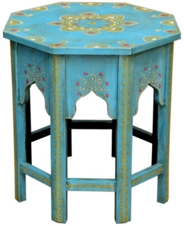 Orientalischer Beistelltisch Saada Blau L