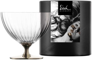 Eisch Dessertschale ø 11,5 cm platin in Geschenkröhre