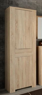 Garderobenschrank Stauraumschrank sonoma eiche 69cm