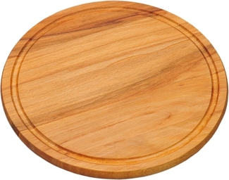 Kesper Fleischteller 30x30x1,5cm aus Buche, braun