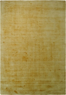 Qiyano Teppich Kurzflor Omaka Gelb 80 x 150 cm - Flauschig Wohnzimmer, Höhe: 80 mm