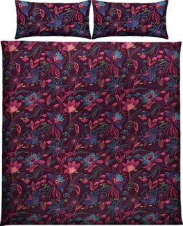 REDBEST Bettwäsche Bettwäsche, Mako-Satin, Satin Blumen