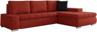 Ecksofa Orkan Mini (Farbe: Uttario Velvet 2964 + Uttario Velvet 2980)