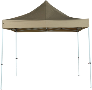 TrendLine Faltpavillon taupe 2,95 x 2,95 m Gartenpavillon Gartenzelt Festzelt