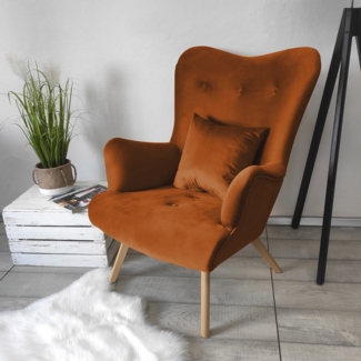 Sessel Hosul, Farbe: Magic Velvet 2213